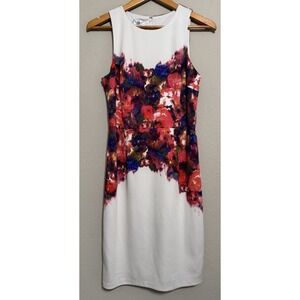 Maggie-L Women's Dress Romantic Floral Spring‎ Watercolor Artsy US-Size 8